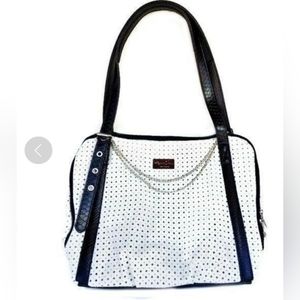 Diamond Cut Dog Carrier White